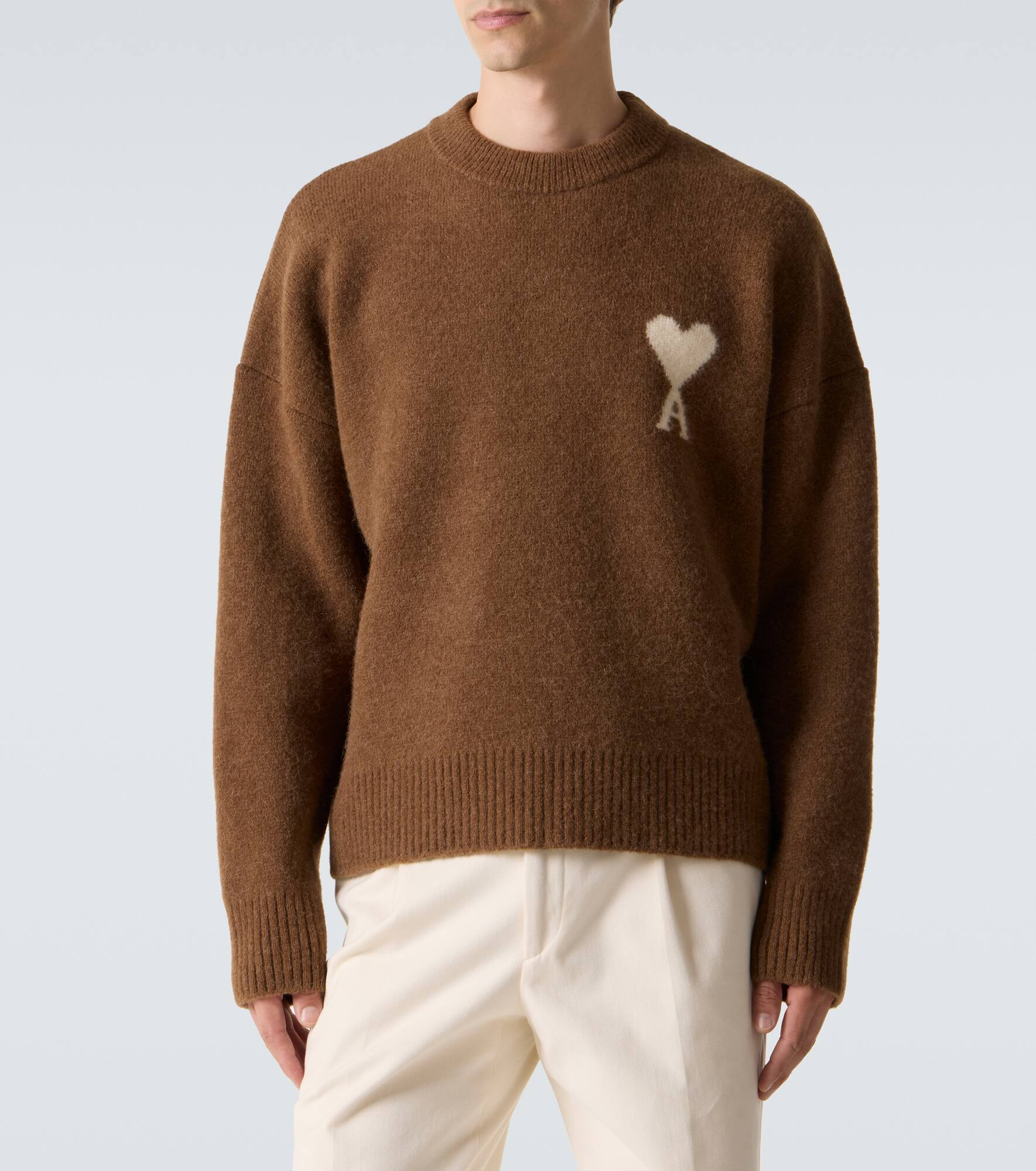Alpaca and wool-blend sweater - 3