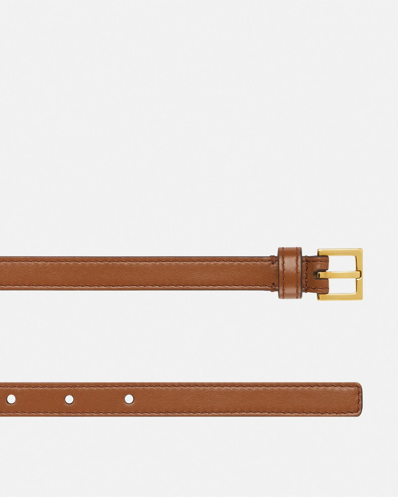 VERSACE Versace Logo Leather Belt 0.6" outlook