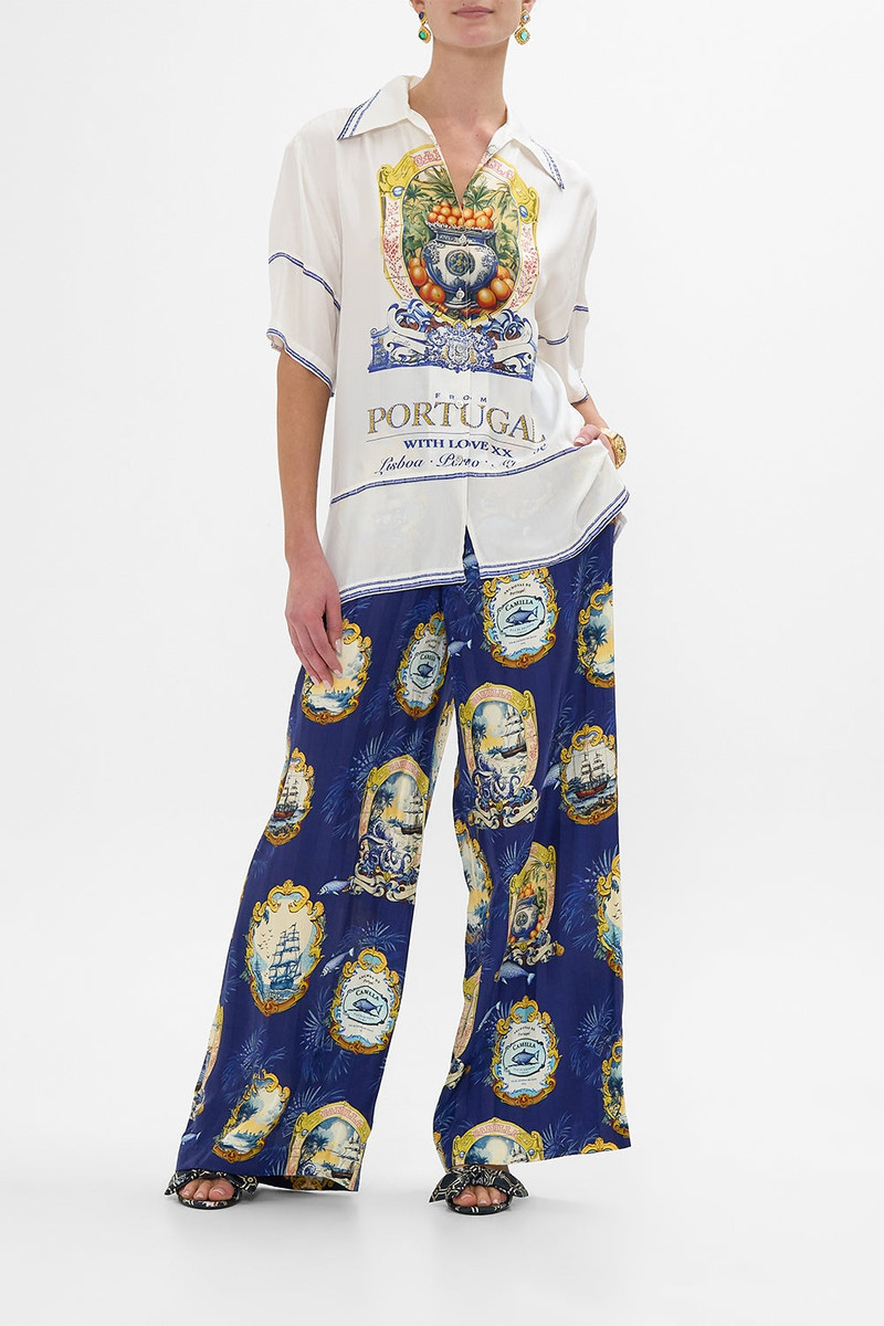 CAMILLA WIDE LEG WAISTED PANT outlook
