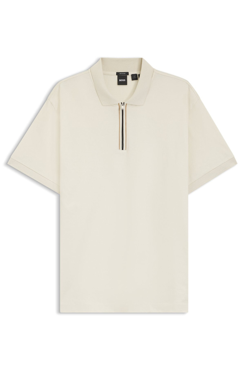 REGULAR-FIT POLO SHIRT IN MERCERIZED COTTON 1