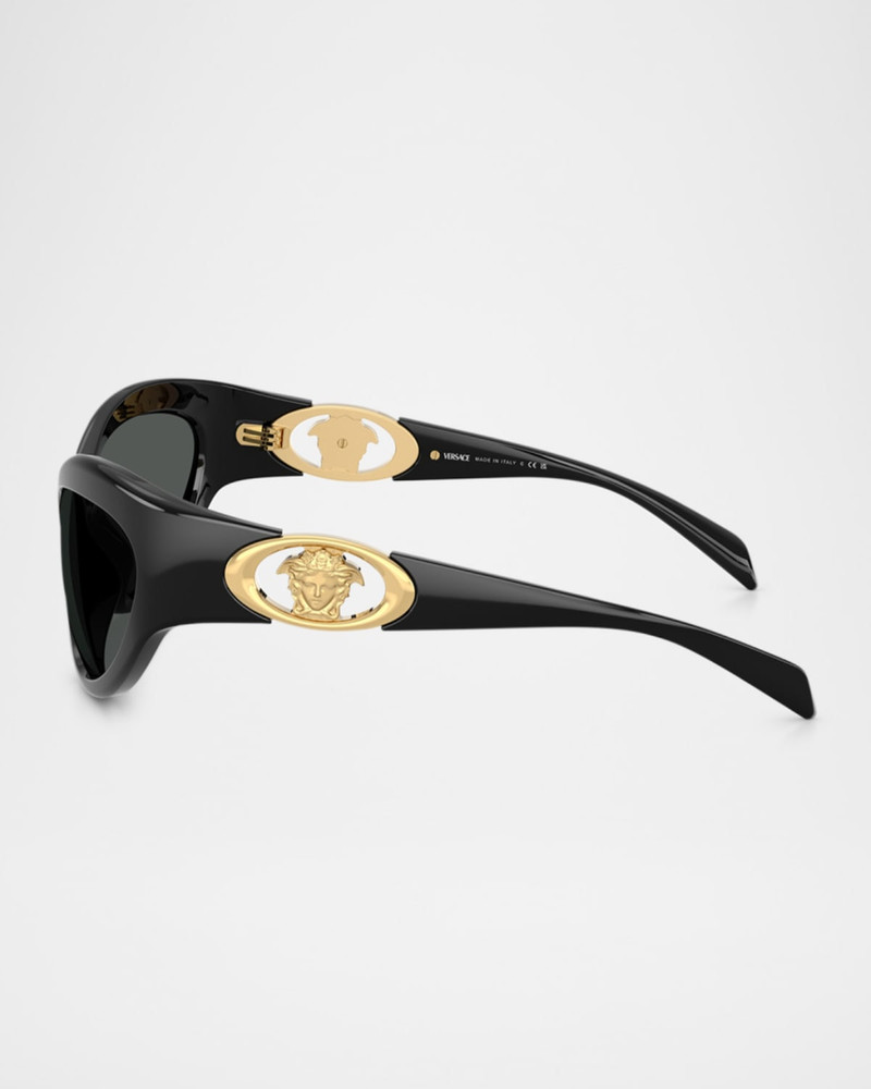 VERSACE VE4485 Medusa Plastic Cat-Eye Sunglasses outlook