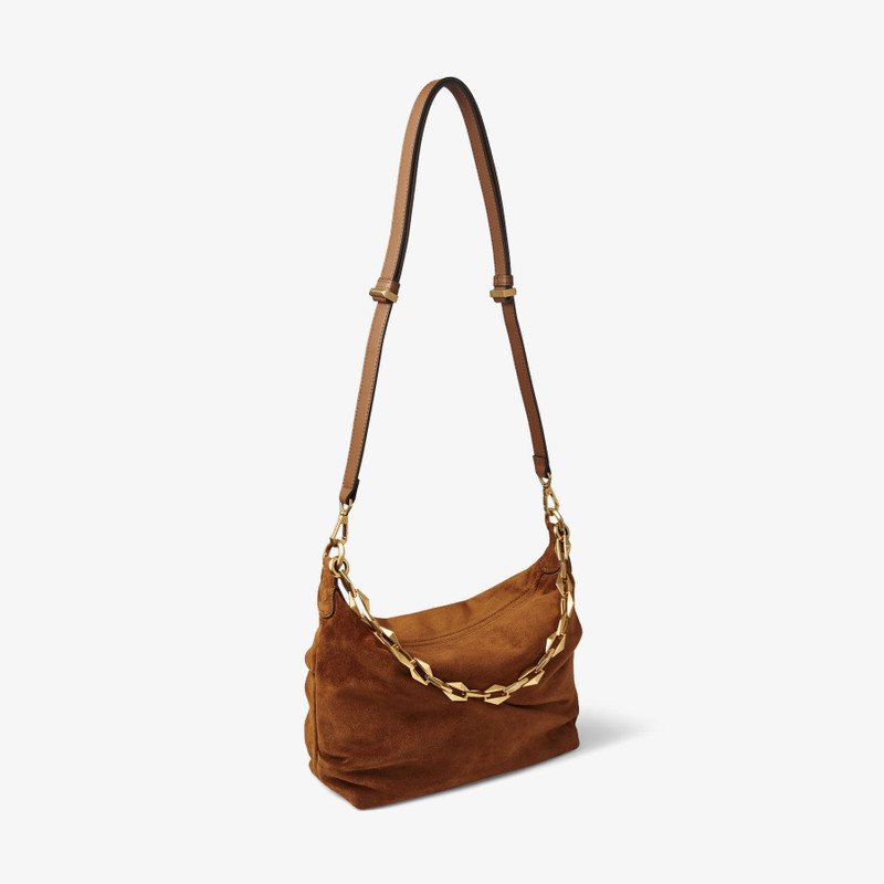 Diamond Soft Hobo S
Tan Suede Hobo Bag with Chain Strap 5