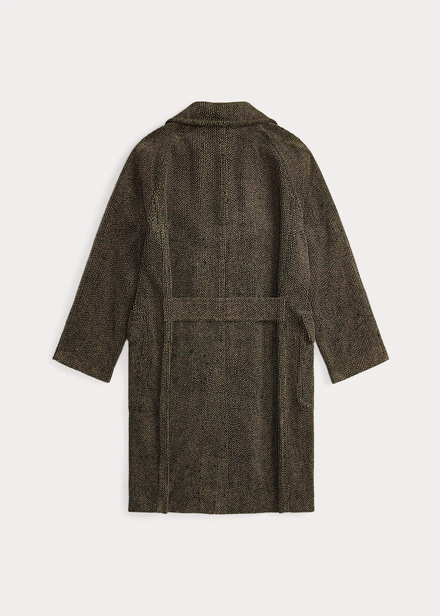 Herringbone-Print Corduroy Topcoat - 7