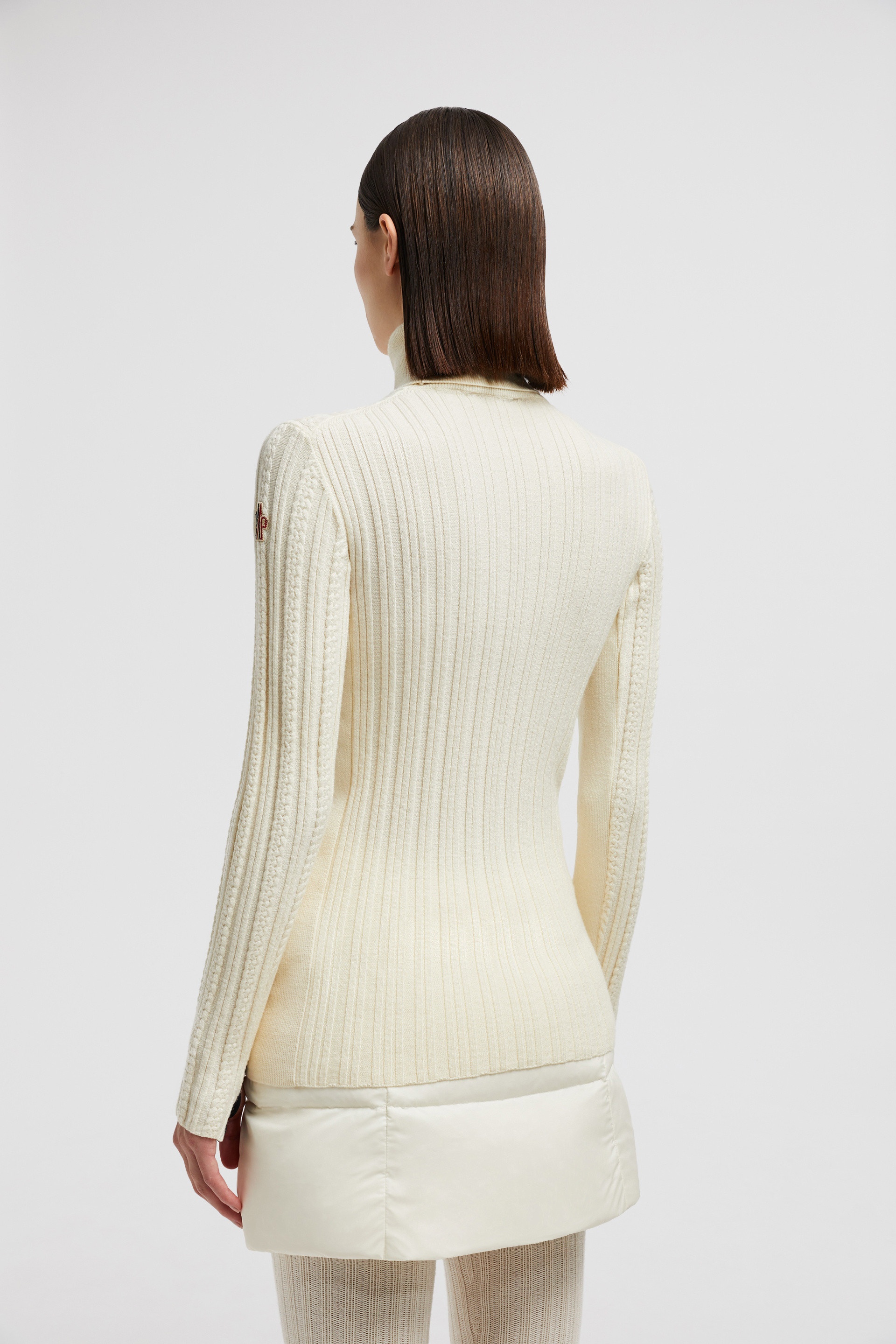 Wool Blend Turtleneck Sweater - 5