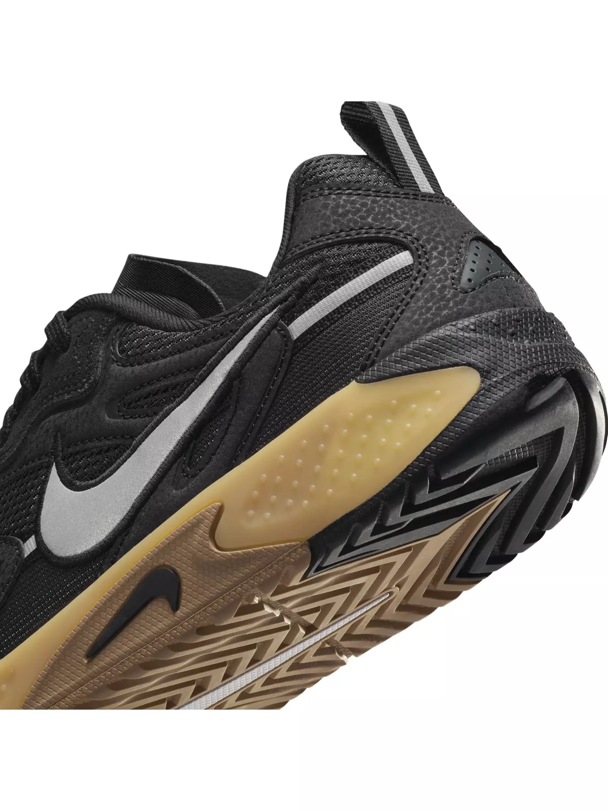 JAM "Black/Gum Light Brown/Gum Medium Brown/Metallic Silver" Women's Shoe - 8