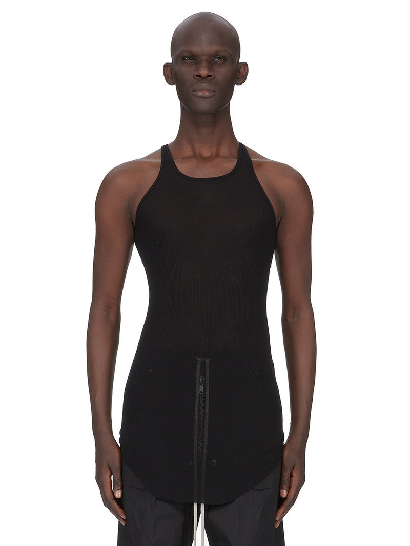 ribbed racerback vest - 1