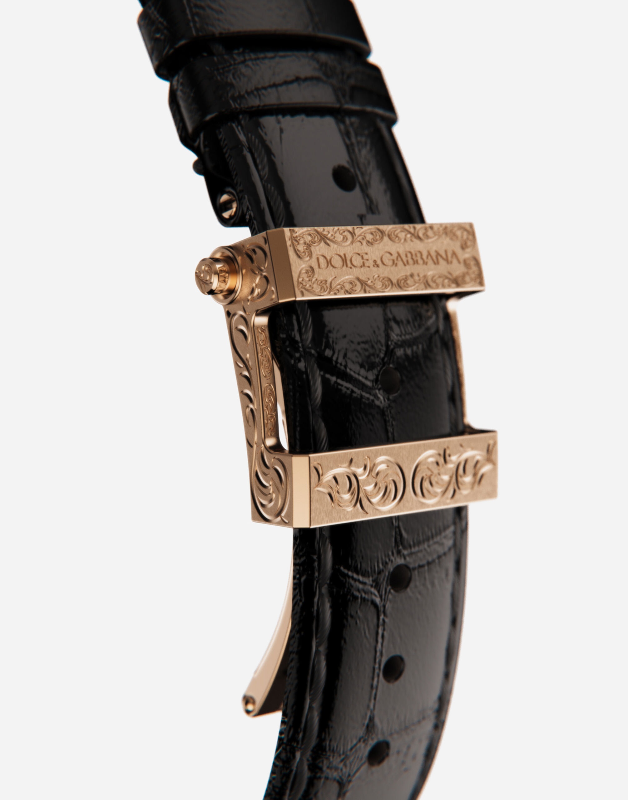 Gold and mother-of-pearl watch - 4