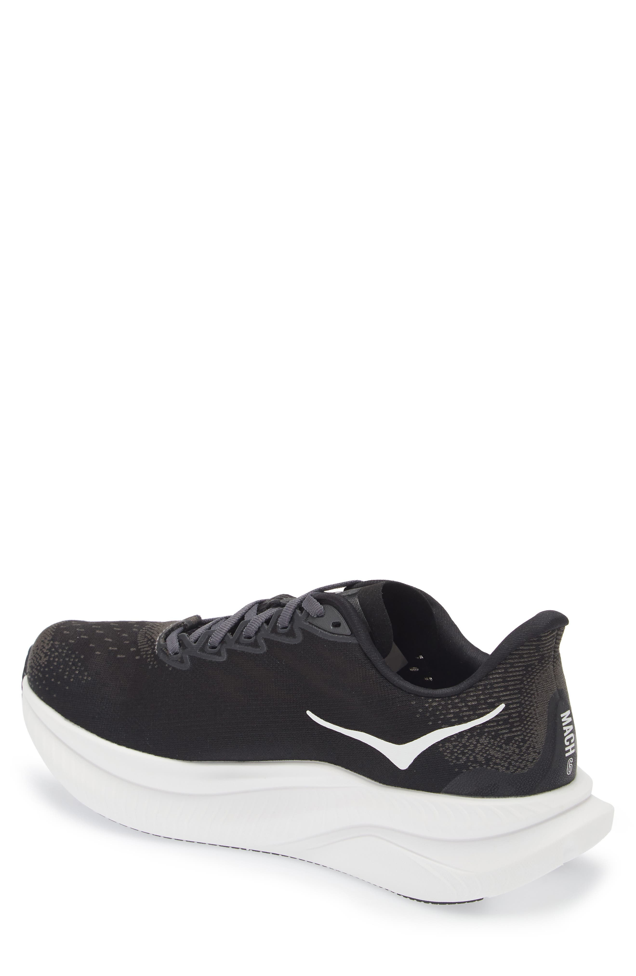HOKA Mach 6 Running Shoe in Black /White at Nordstrom - 2