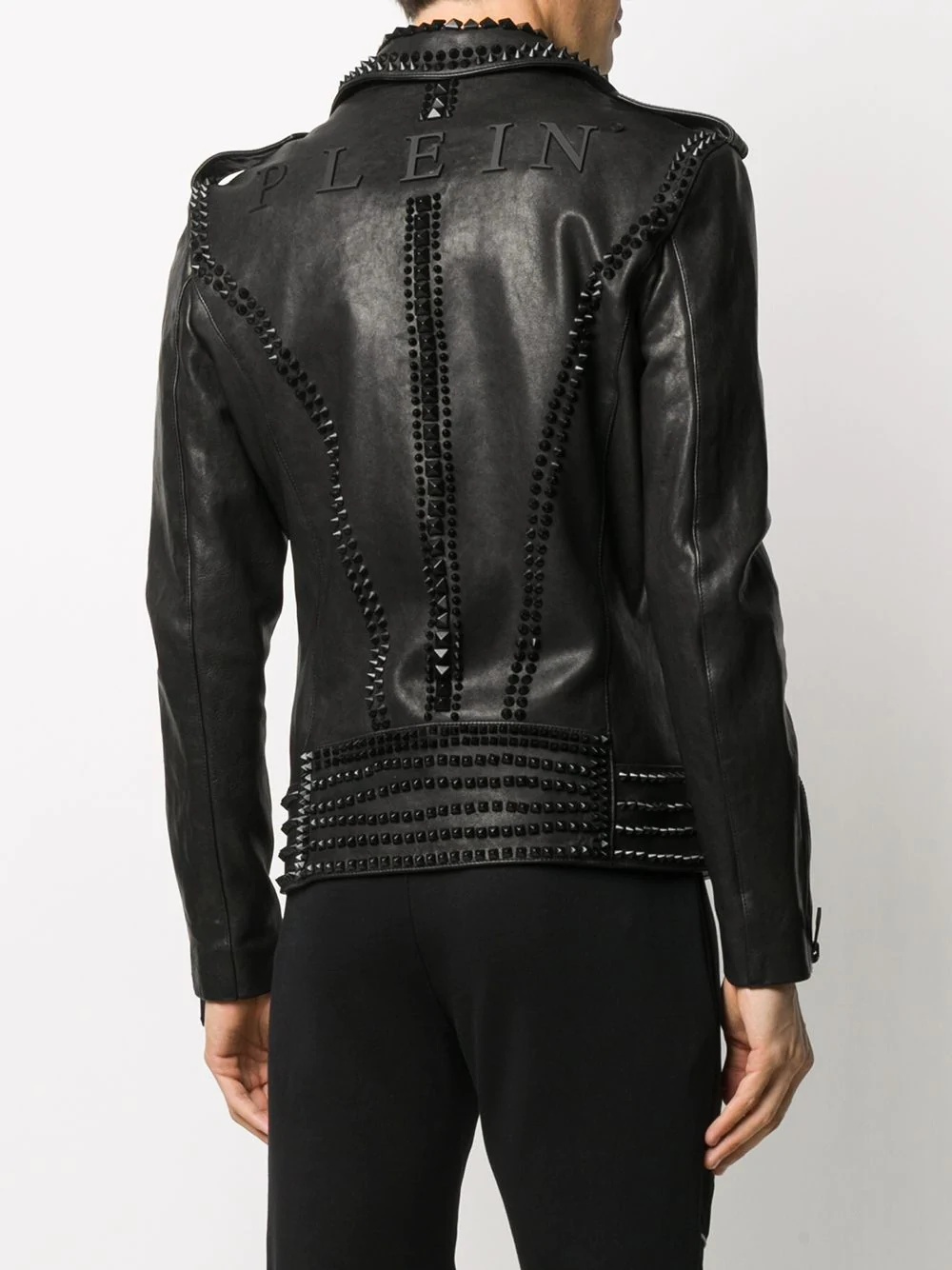 studded biker jacket - 4