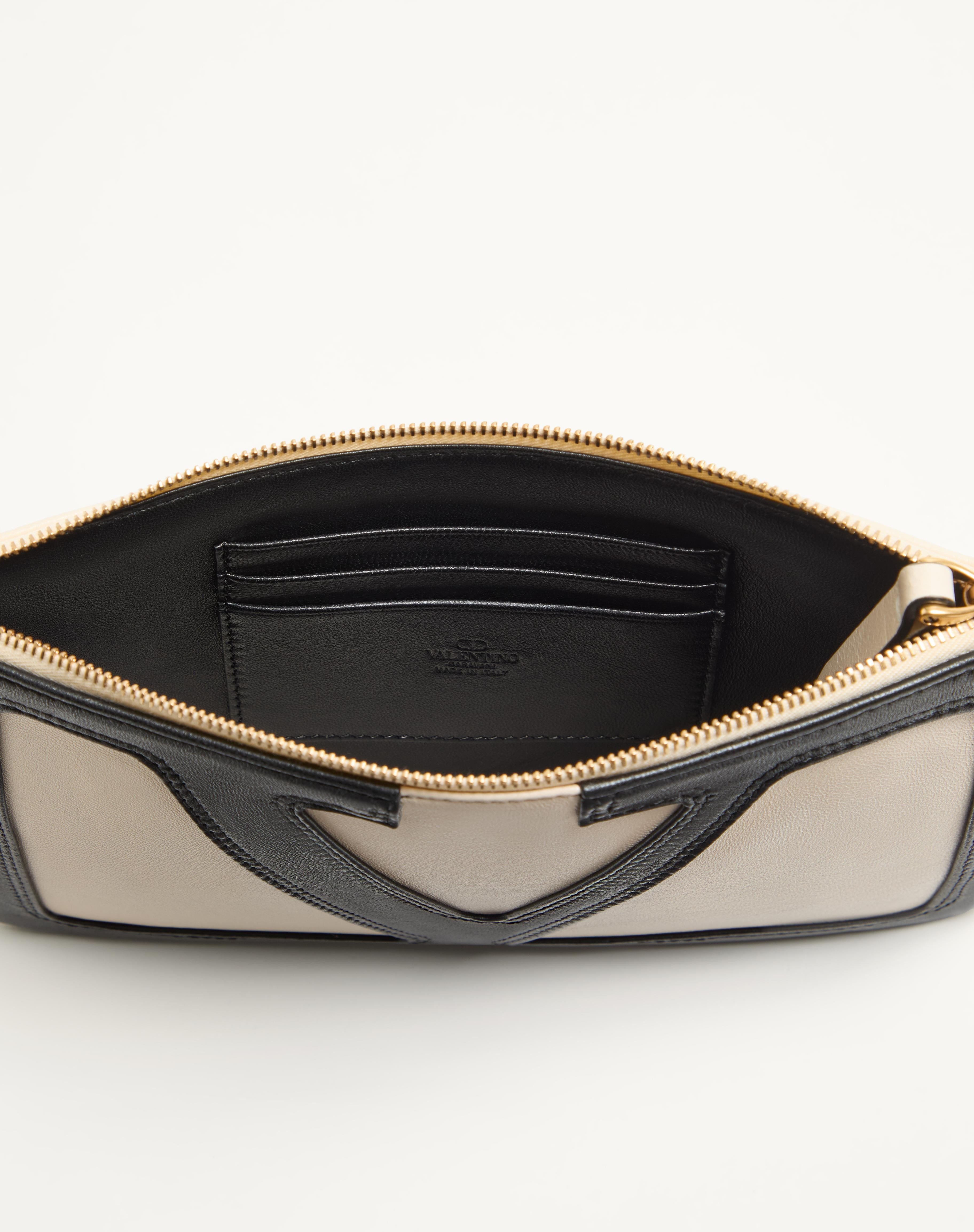 VALENTINO GARAVANI VIVA SUPERSTAR NAPPA LEATHER POUCH - 6