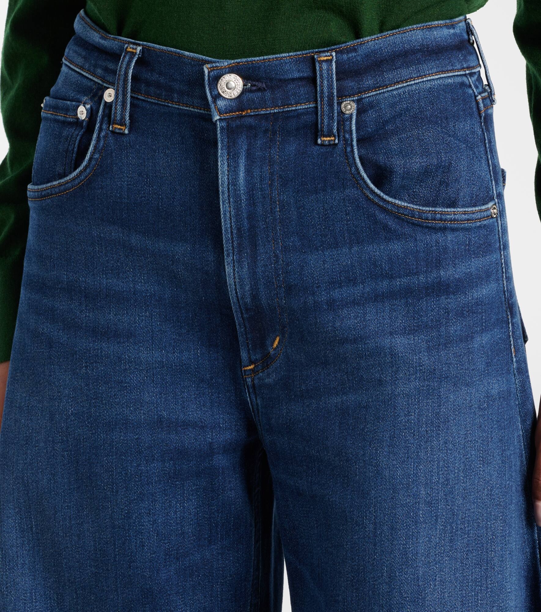 Amari high-rise wide-leg jeans - 4