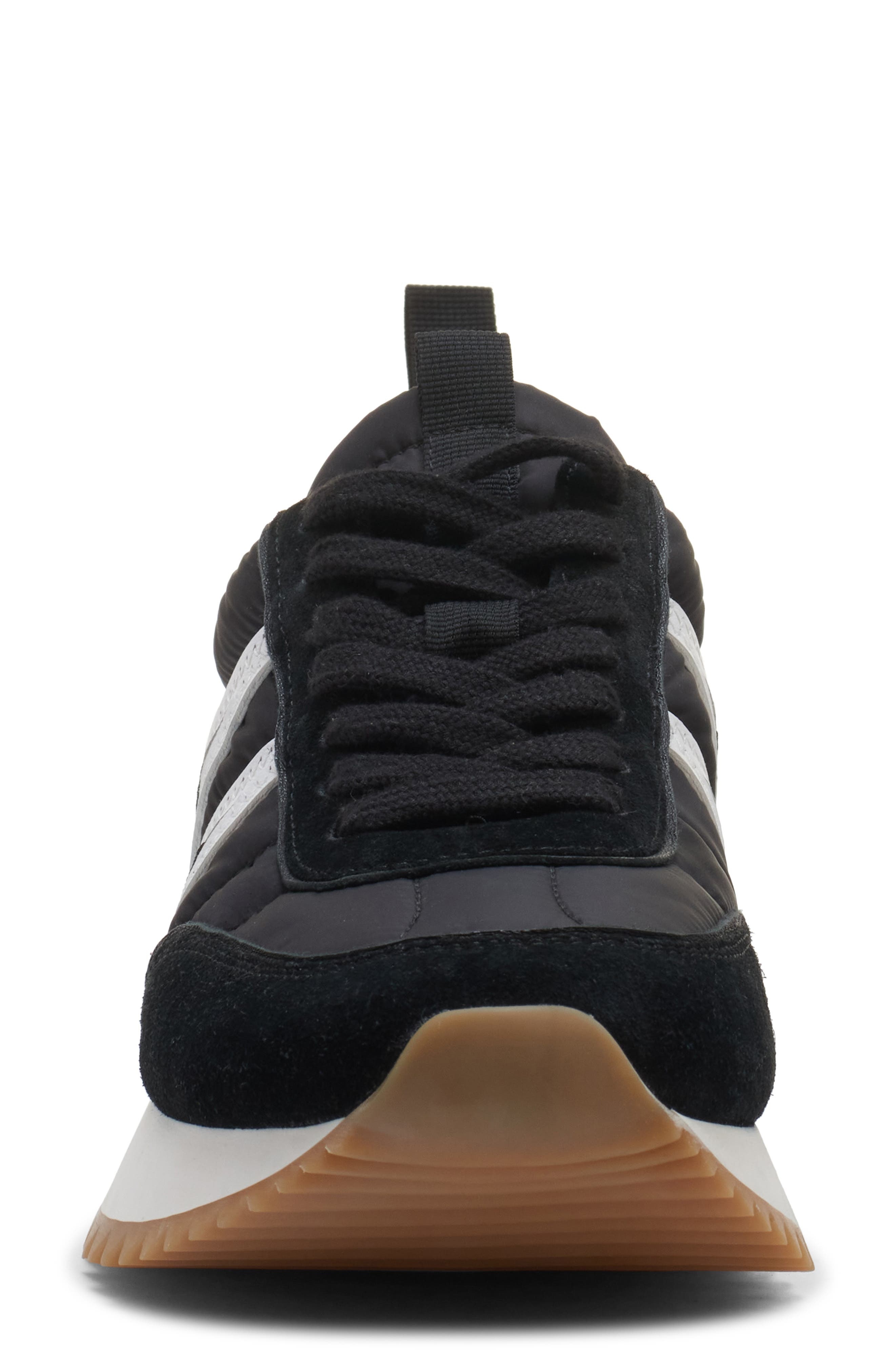 Moncler Pacey Low Top Sneaker in Smoky Black at Nordstrom - 4