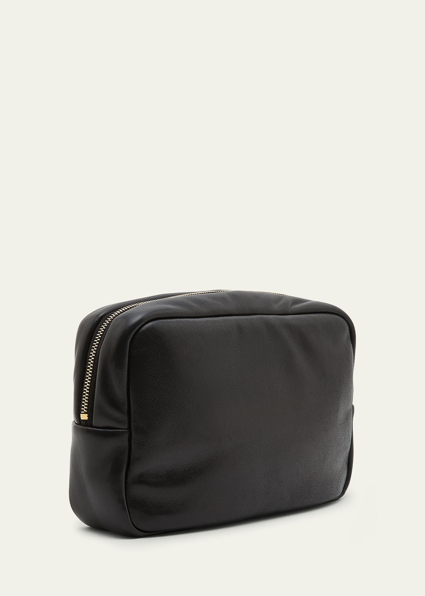 Mini Cosmetic YSL Pouch in Padded Smooth Leather - 3