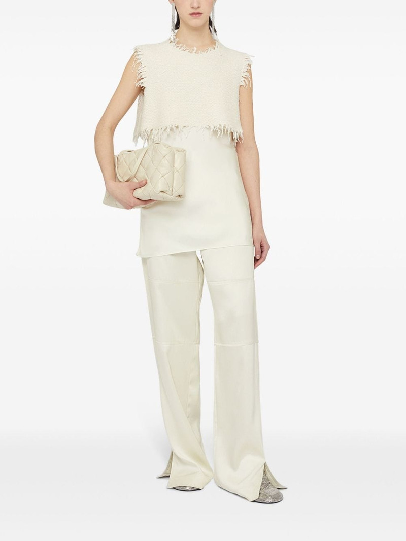Jil Sander layered-design sleeveless top outlook
