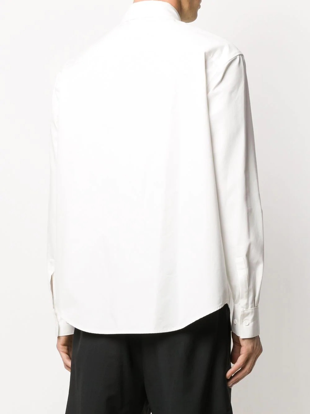 plain long-sleeve shirt - 5