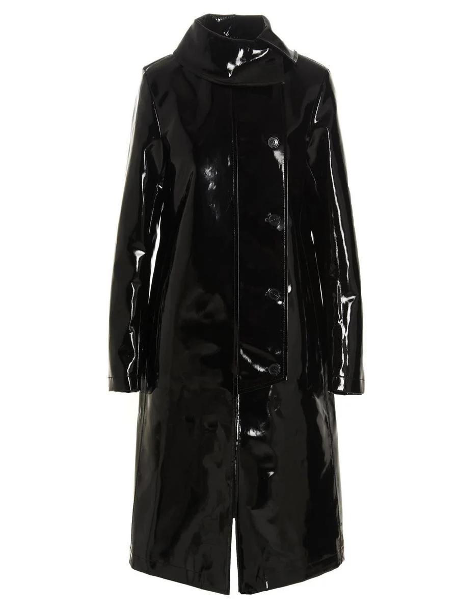 RAF SIMONS VINYL TRENCH COAT - 1