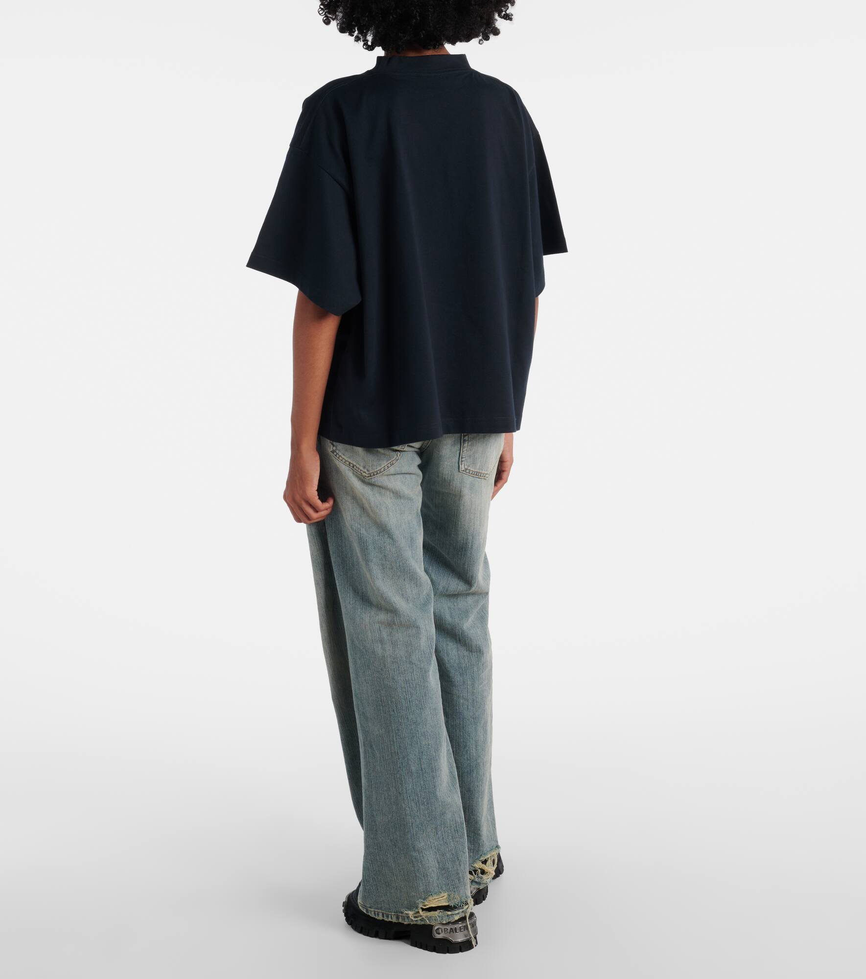 Logo cotton jersey T-shirt - 3