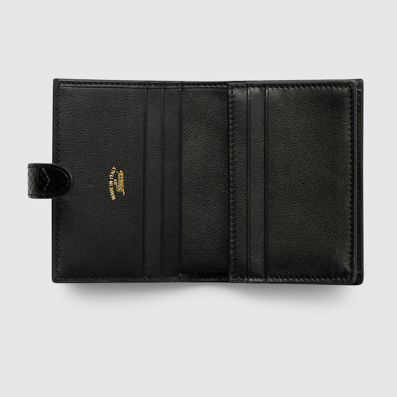 GUCCI Gucci Jackie anaconda small wallet outlook