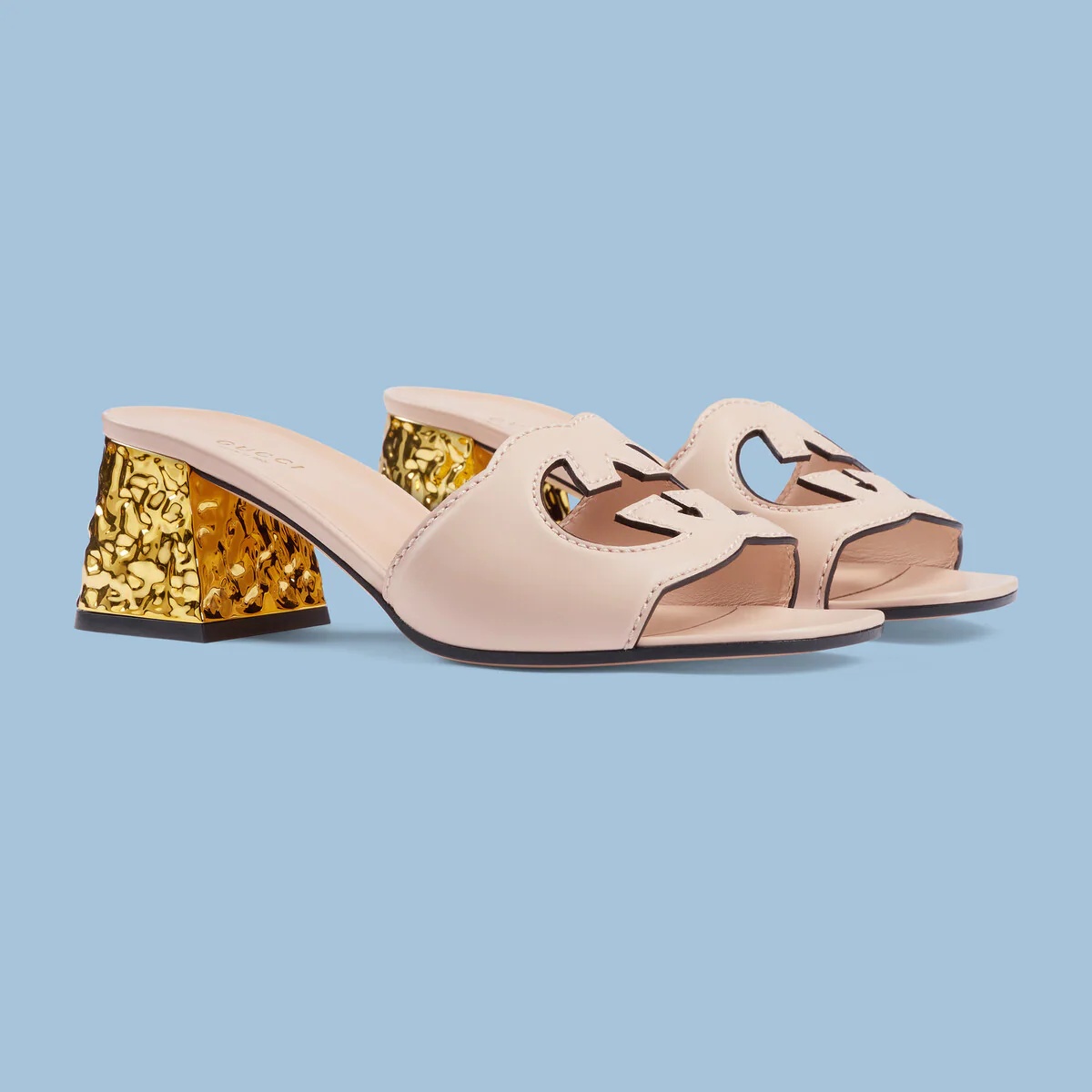 Women's Interlocking G cut-out sandal - 2