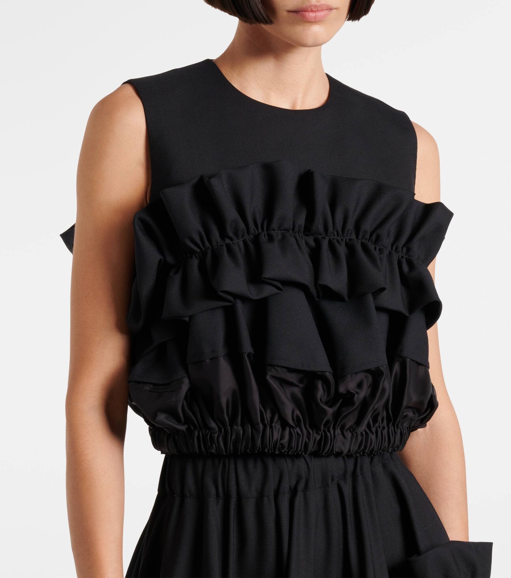 Ruffled wool top - 6