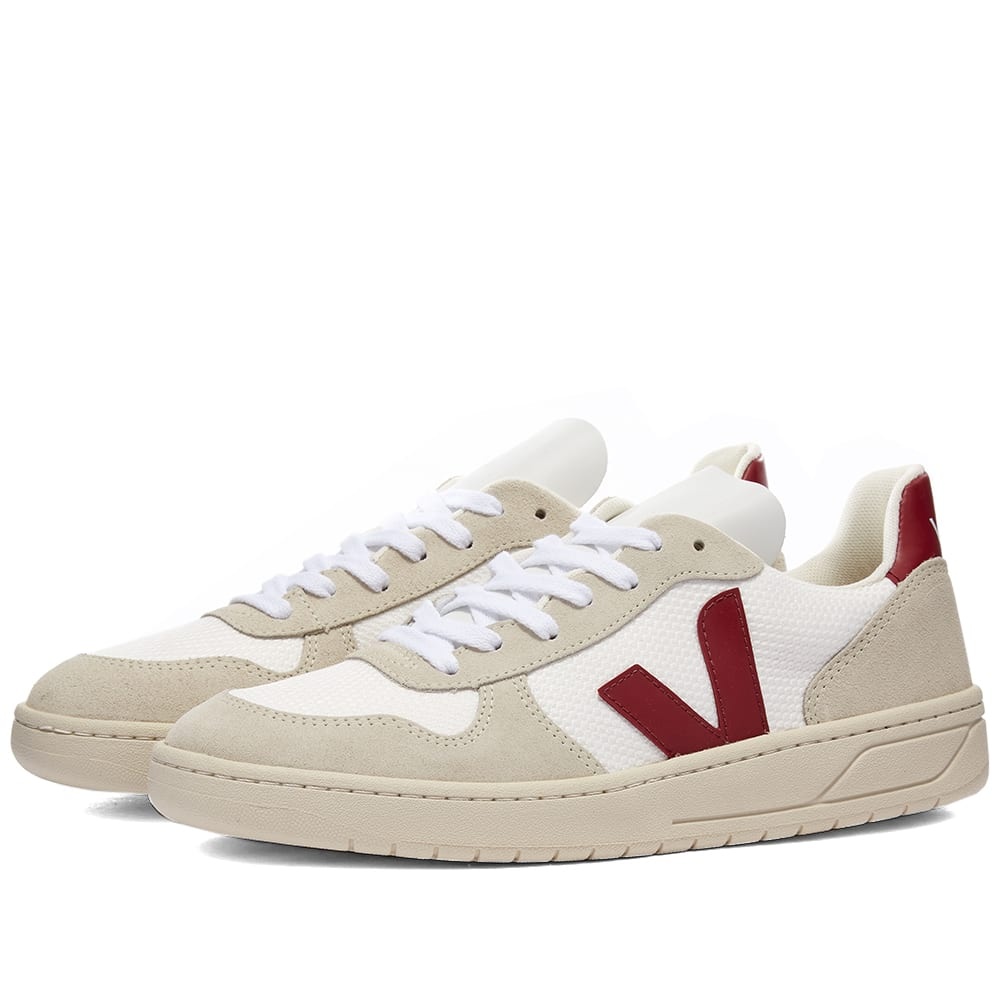 Veja V-10 Basketball Mesh & Suede Sneaker - 1