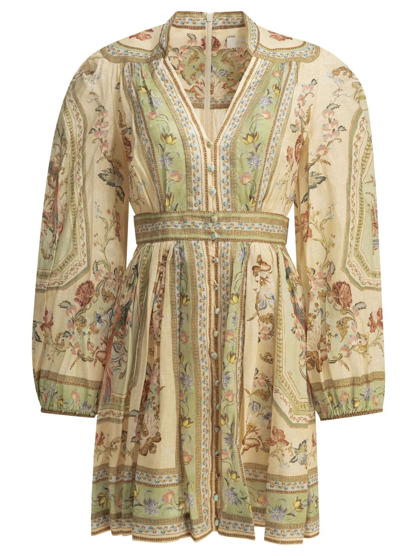 Zimmermann Roselight Short Dress Beige Women - 1