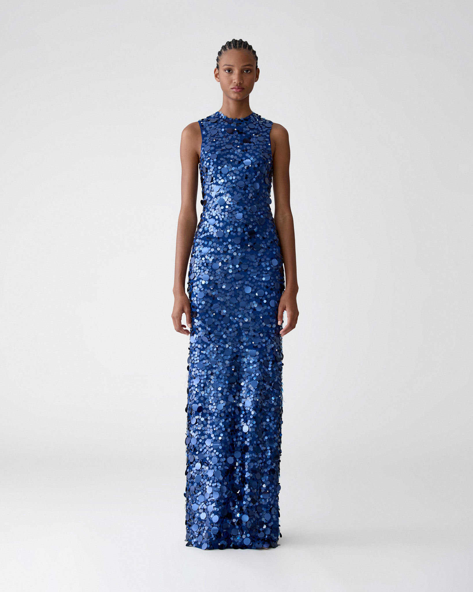 Paillette-Embroidered Gown - 2