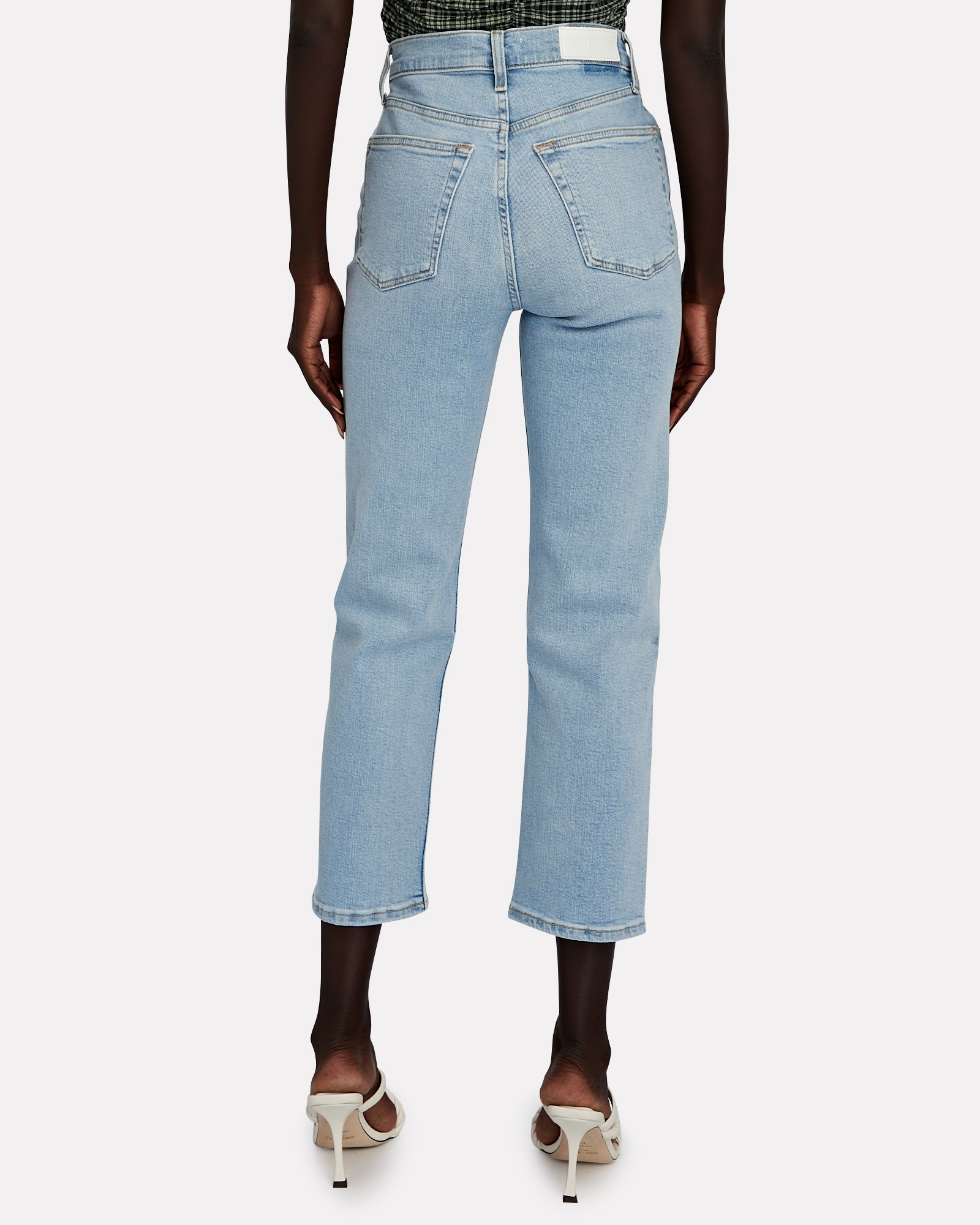 70s High-Rise Stove Pipe Jeans - 5