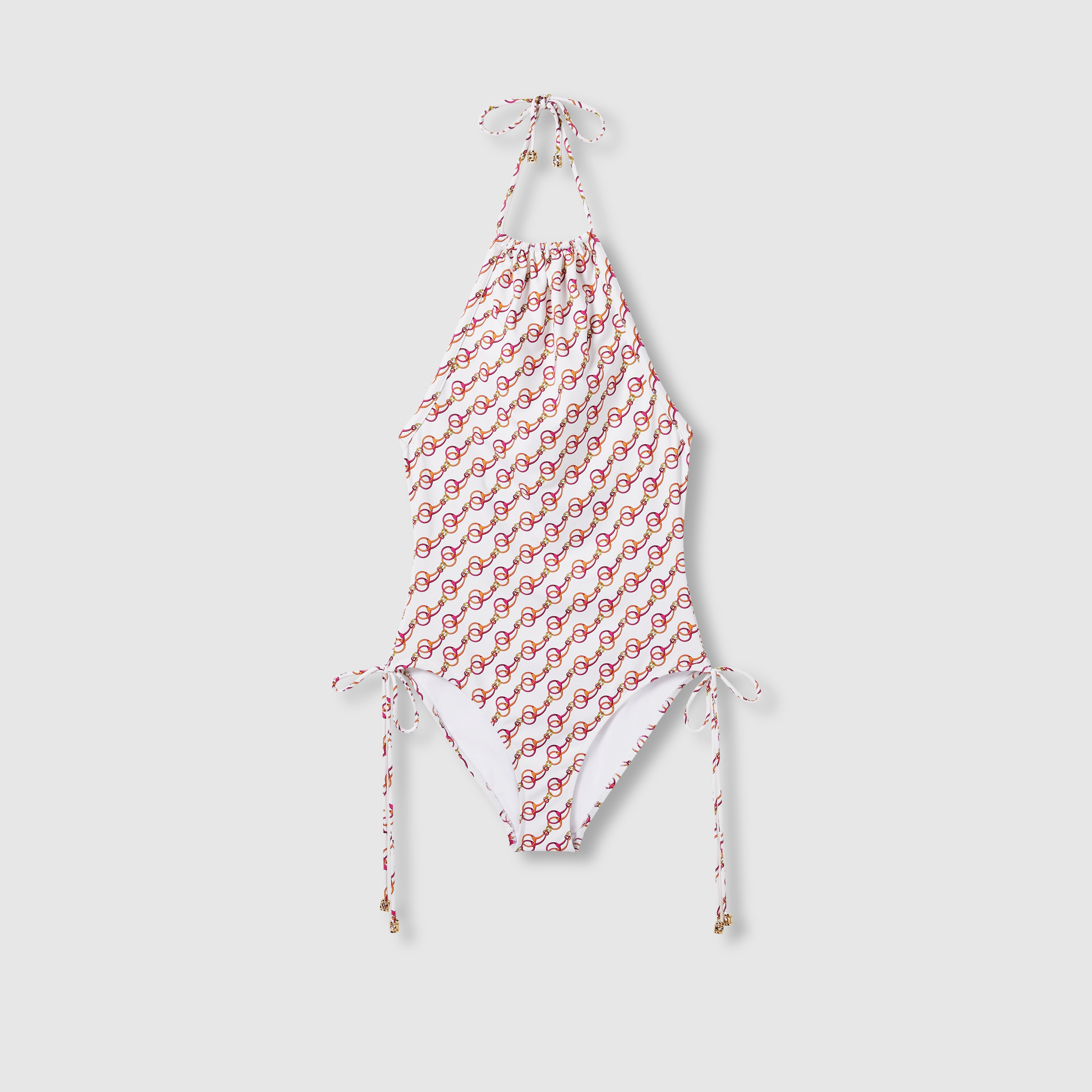 Printed stretch jersey swimsuit - 1
