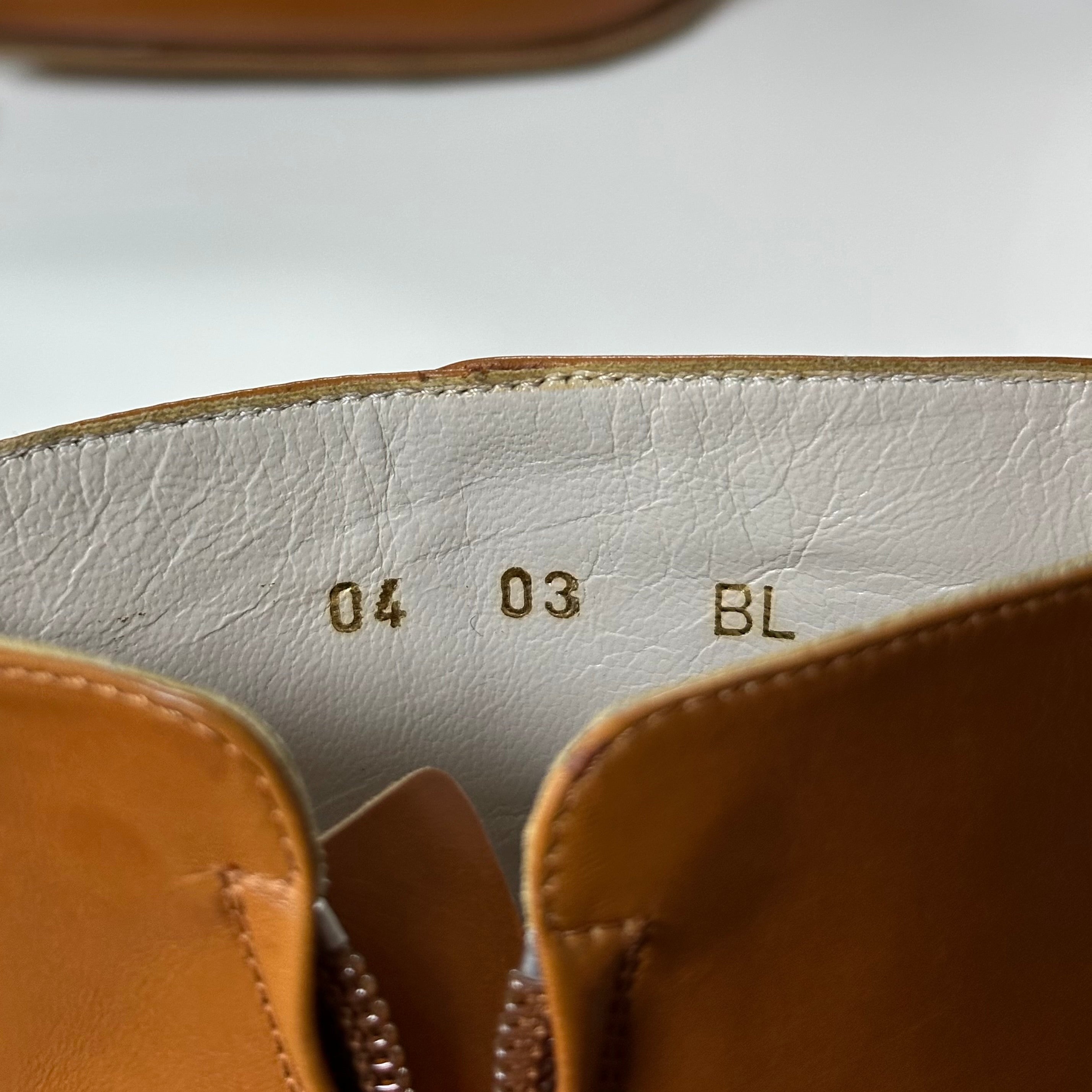 CHRISTIAN DIOR Fall Winter 2004 Leather Buckle Ankle Boots - 9