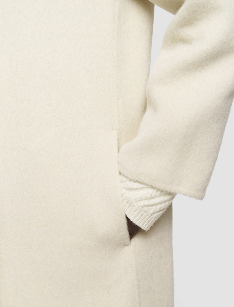 Yves Brushed Double Face Alpaca Coat 4