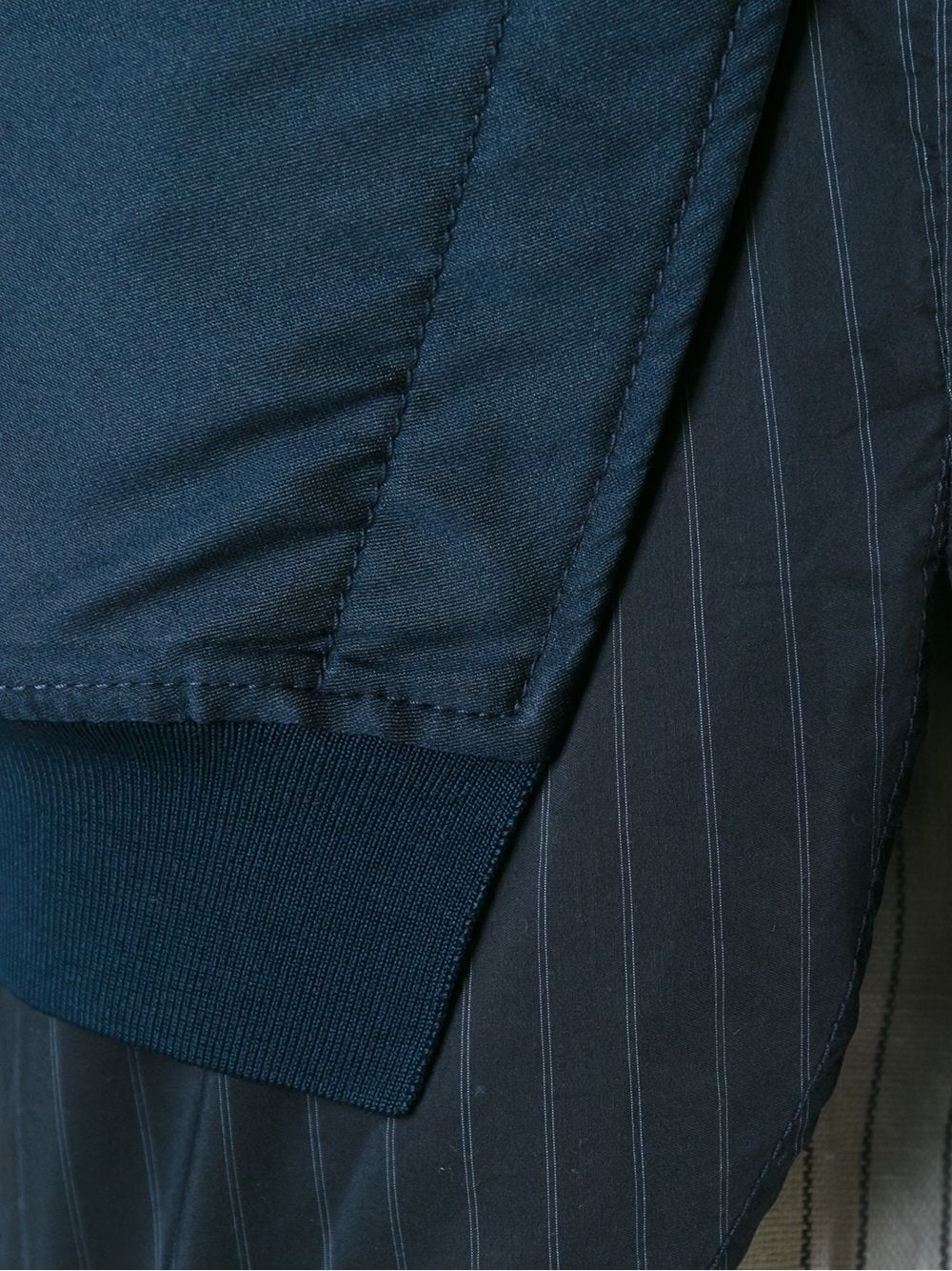 layered bomber jacket - 5