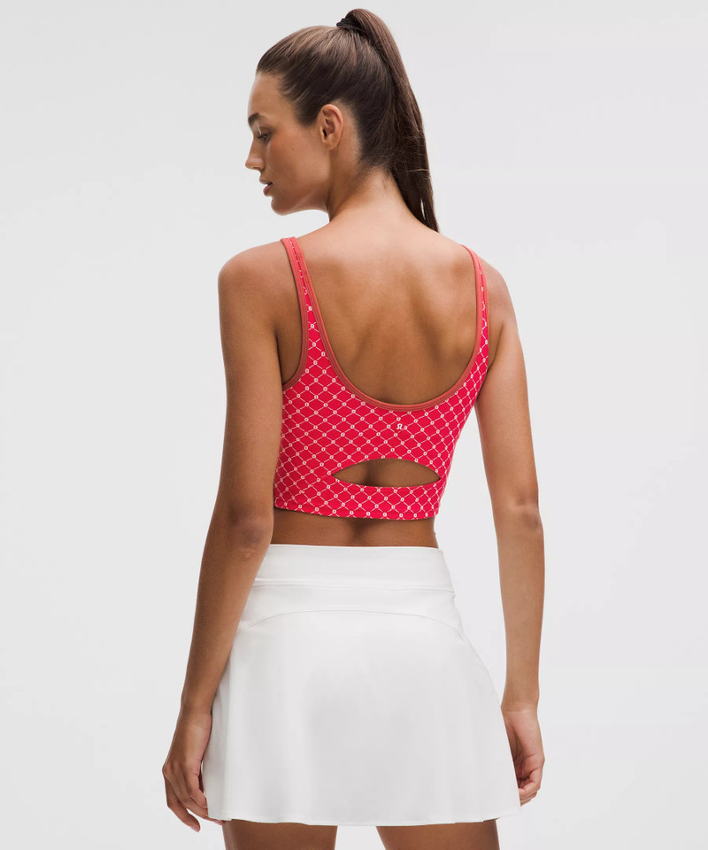 Scoop-Neck Cutout Tennis Tank Top *Medium Support, B/C Cup 3