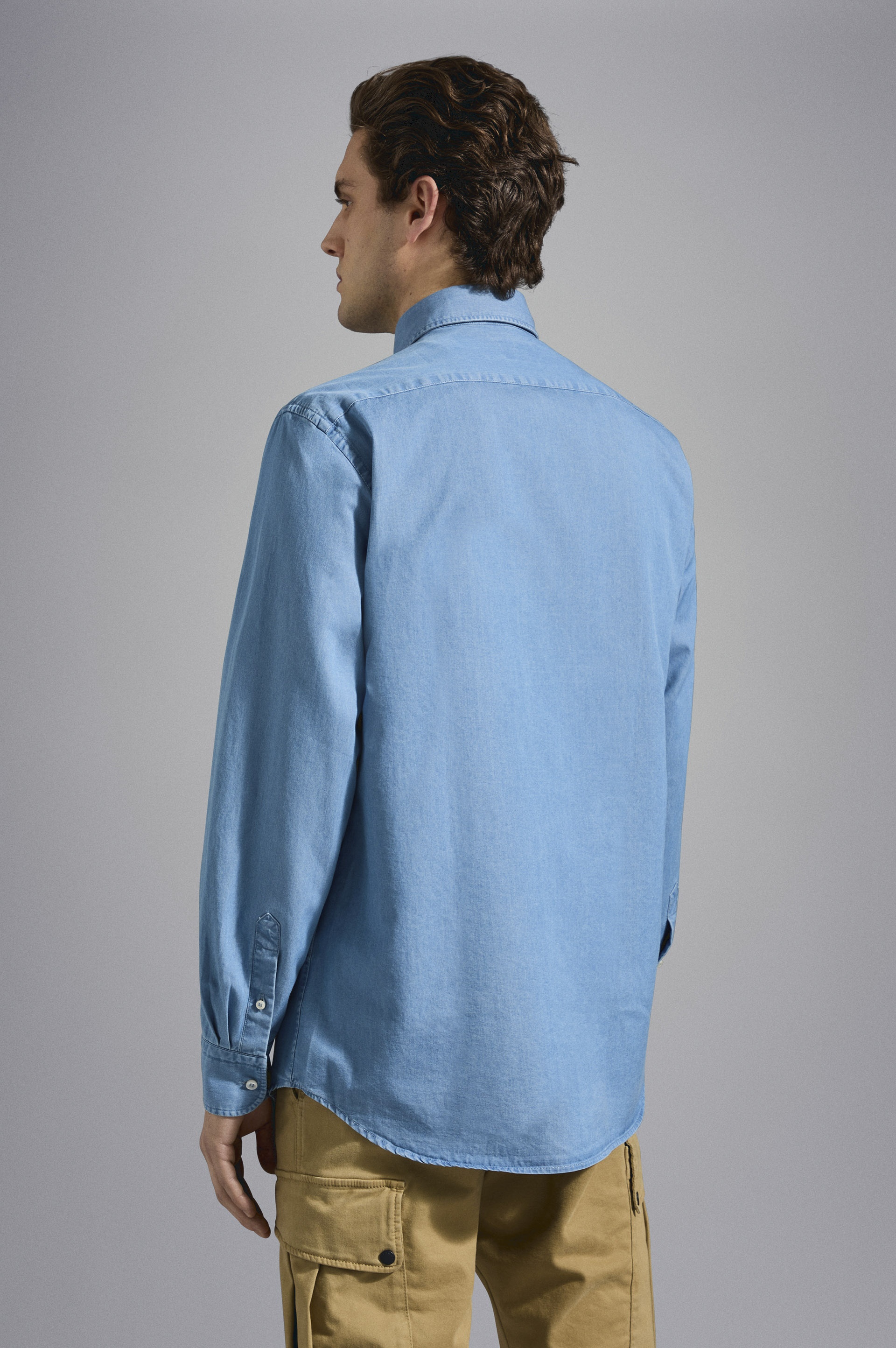COTTON DENIM SHIRT - 3
