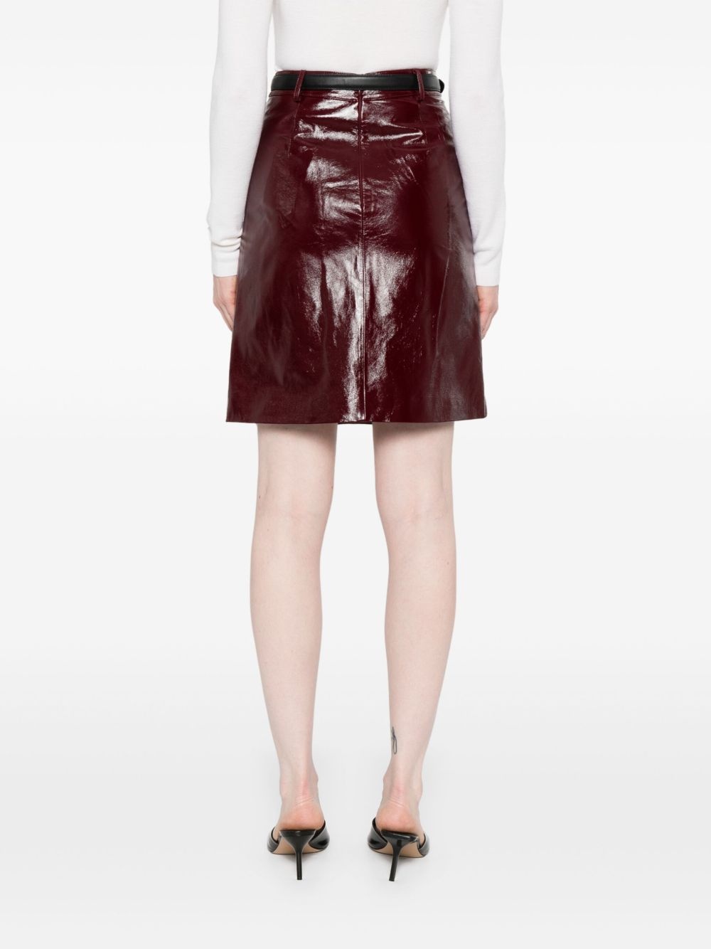 leather skirt - 4