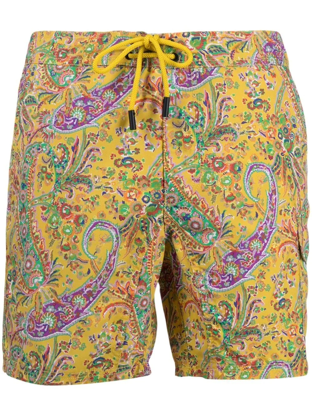 paisley-print swimming trunks - 1