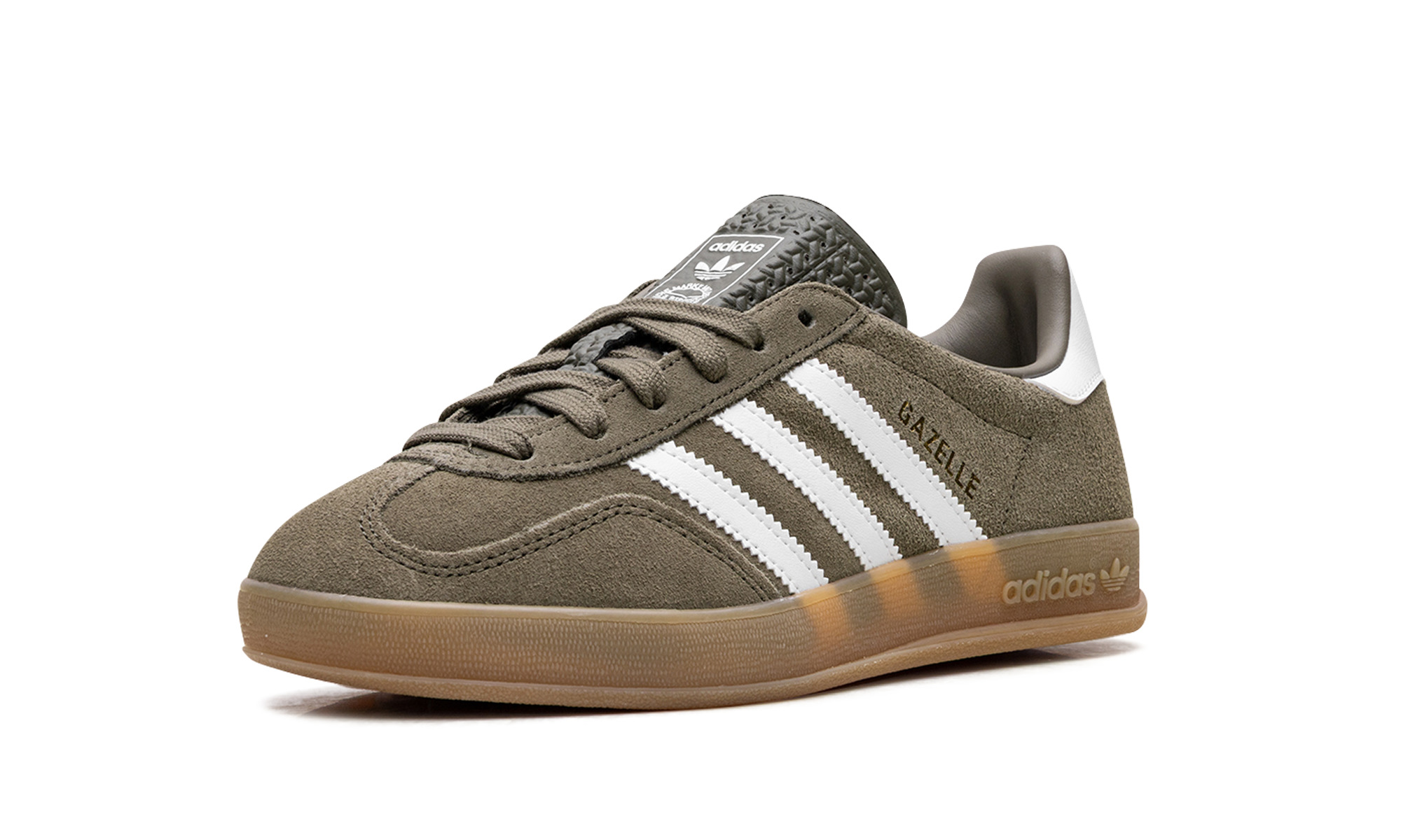 Gazelle Indoor "Olive Strata Cloud White Gum" - 4