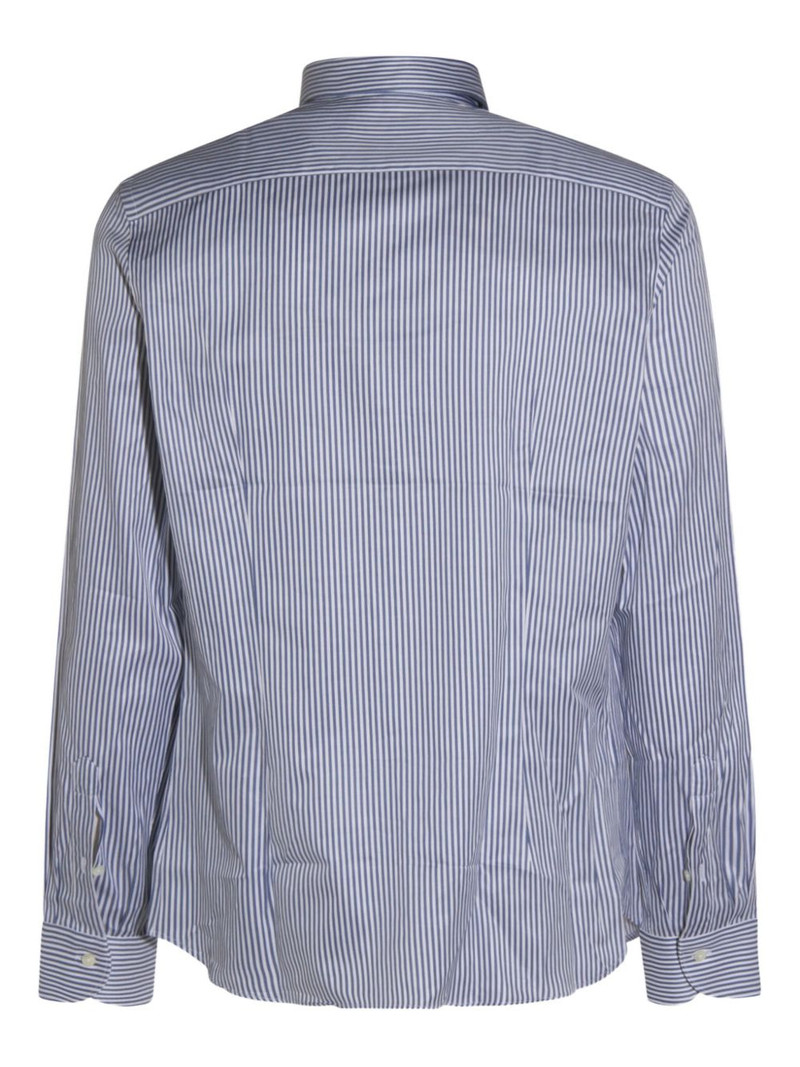 Canali striped cotton shirt outlook