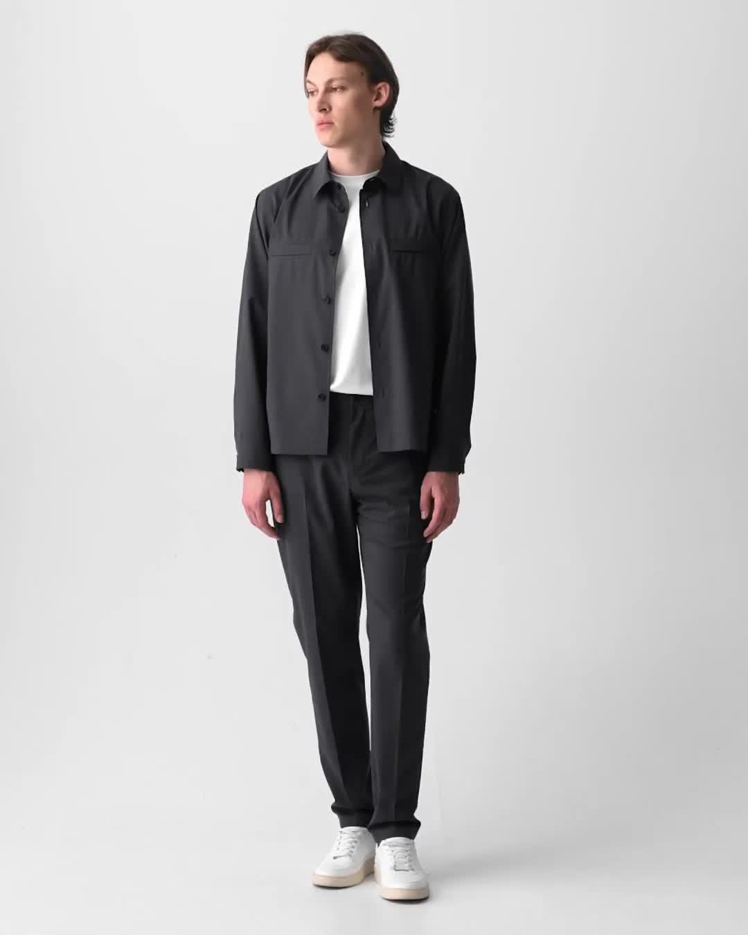 Curtis Drawstring Pant in Motion Wool - 8