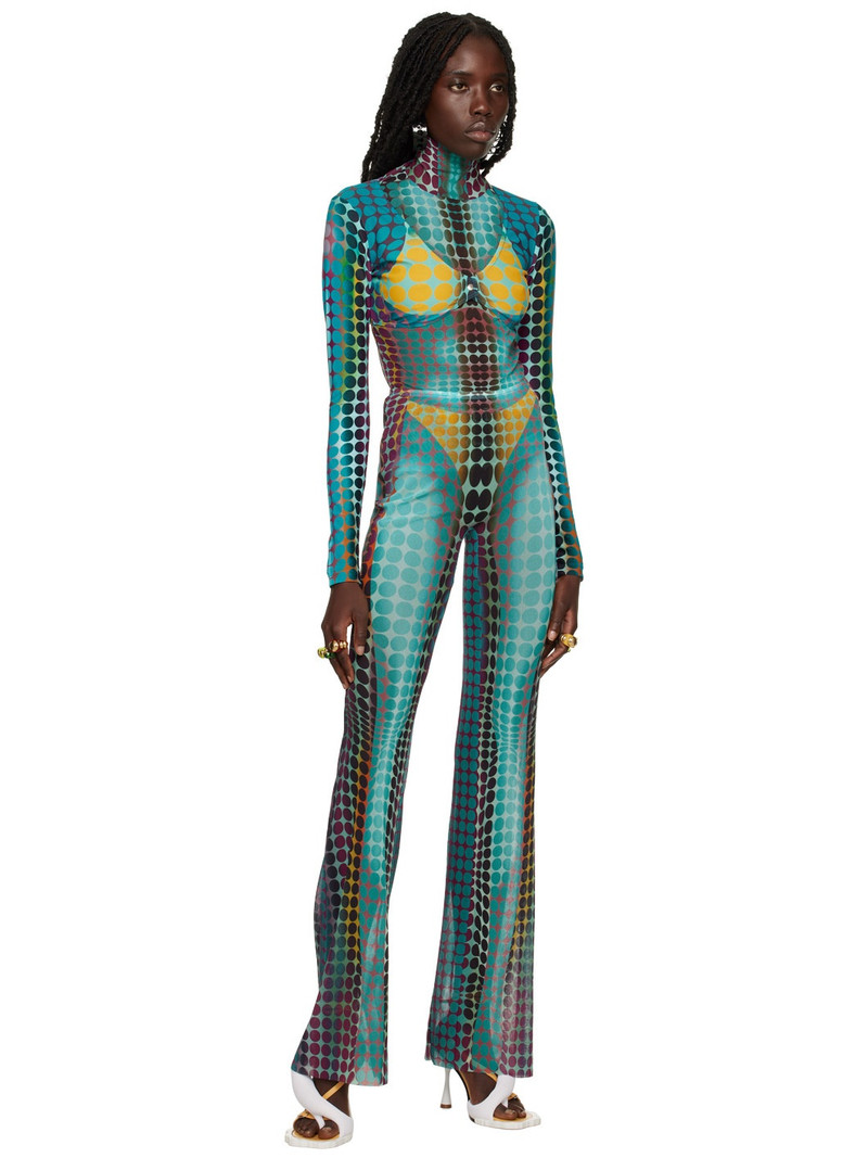 Jean Paul Gaultier Blue Dots Long Sleeve T-Shirt outlook