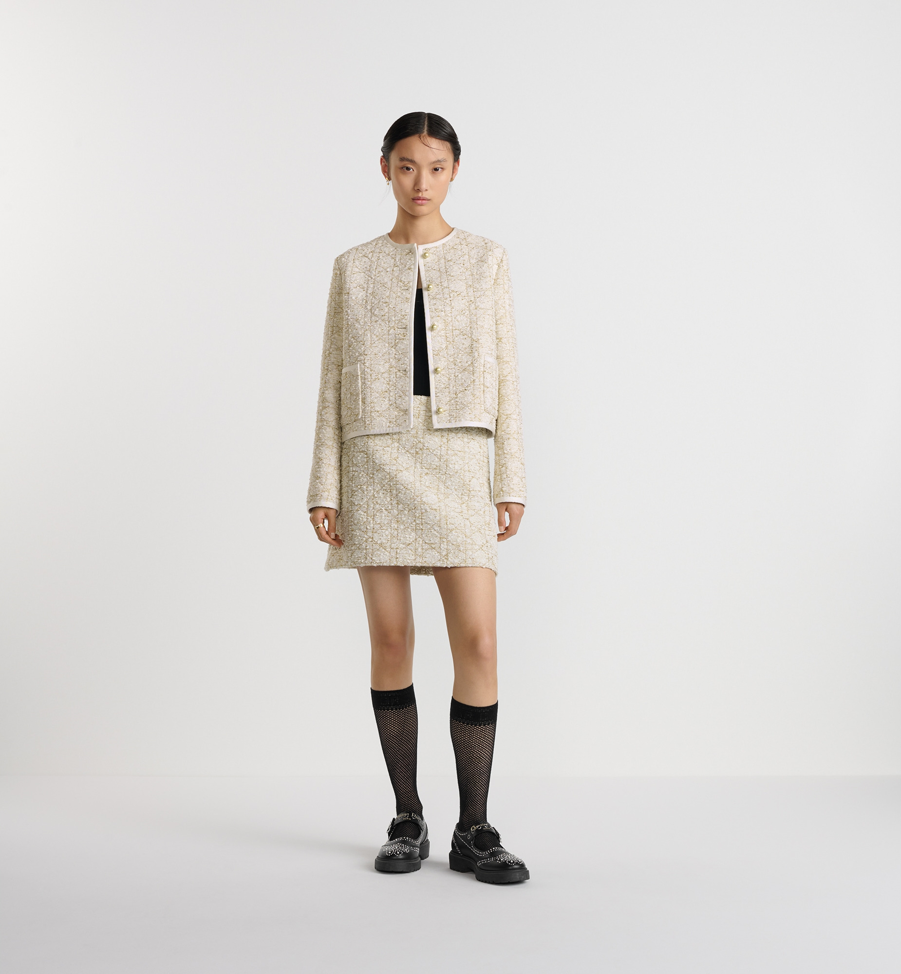 Dior Or Macrocannage Miniskirt - 2