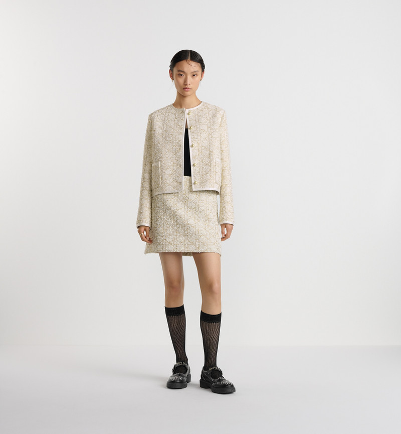 Dior Or Macrocannage Miniskirt 2