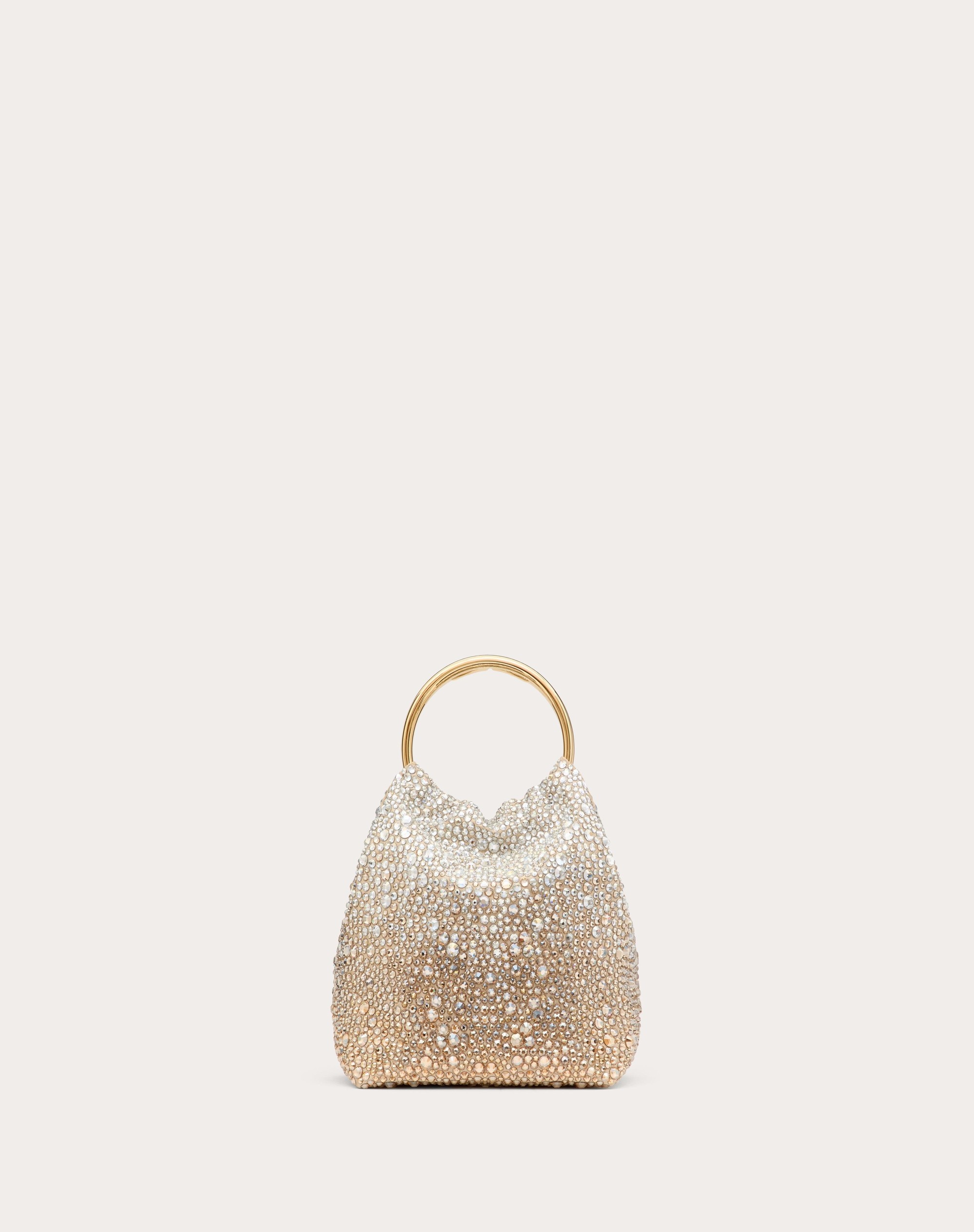 VALENTINO GARAVANI CARRY SECRETS SMALL EMBROIDERED BUCKET BAG - 3
