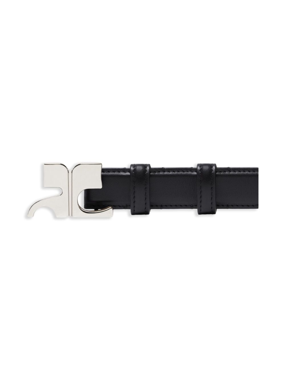 Courreges｜ (AC LEATHER BELT (225ACE020CV0036 9999)) courrèges AC leather belt | REVERSIBLE