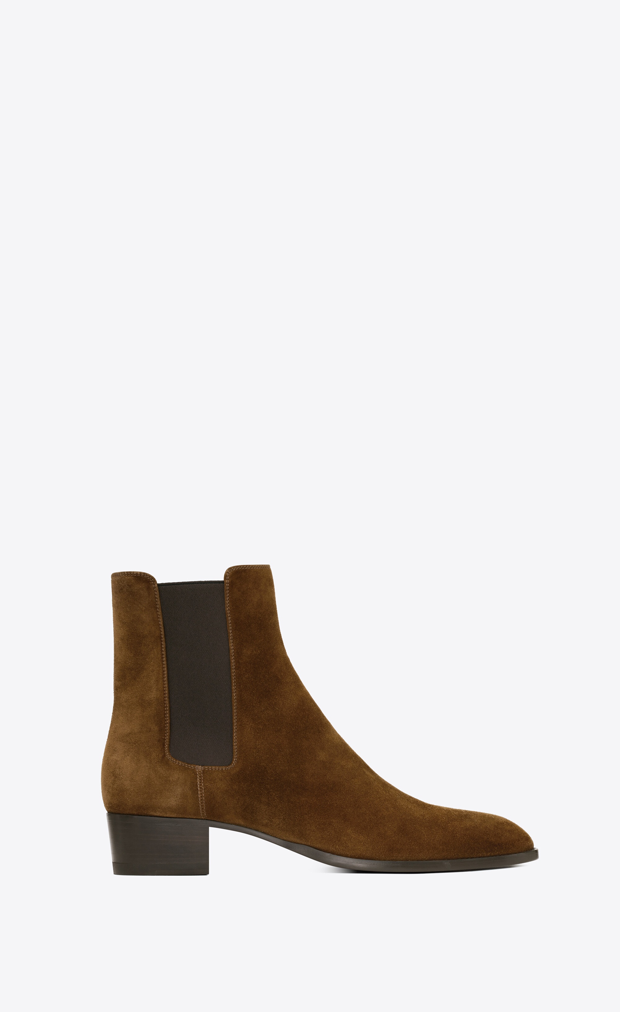 wyatt chelsea boots in suede - 1