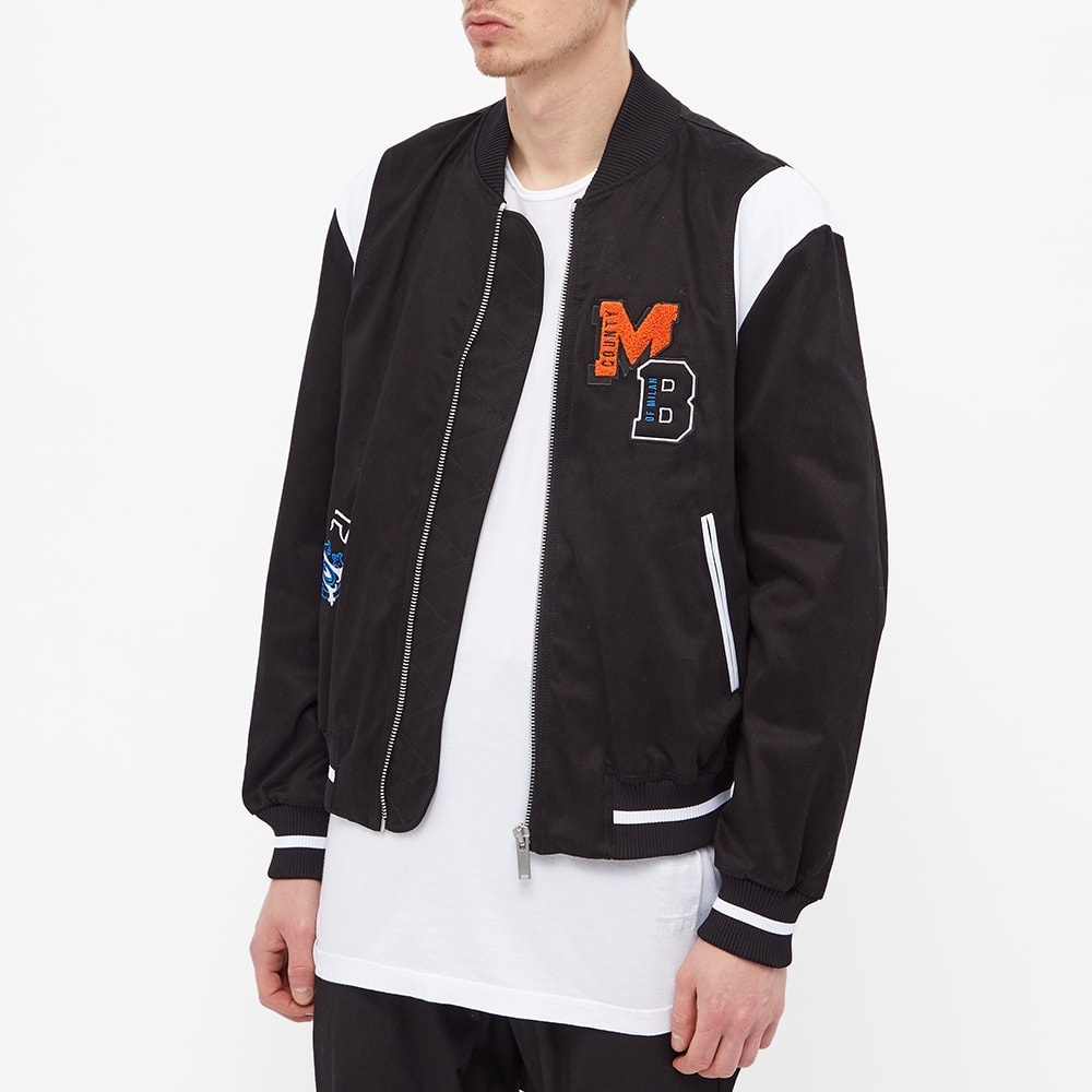 Marcelo Burlon College Twill Varsity Jacket - 5