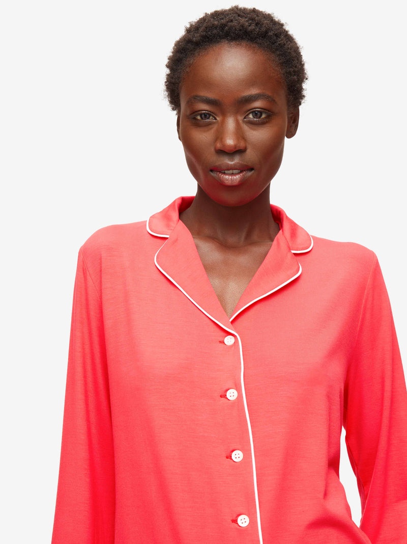 Women's Pyjamas Lara 2 Micro Modal Stretch Pink - 6