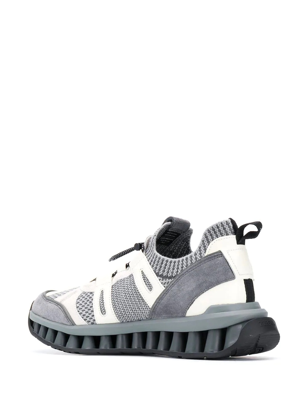 panelled low-top sneakers - 3