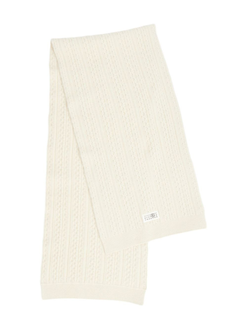 ribbed-knit scarf 1