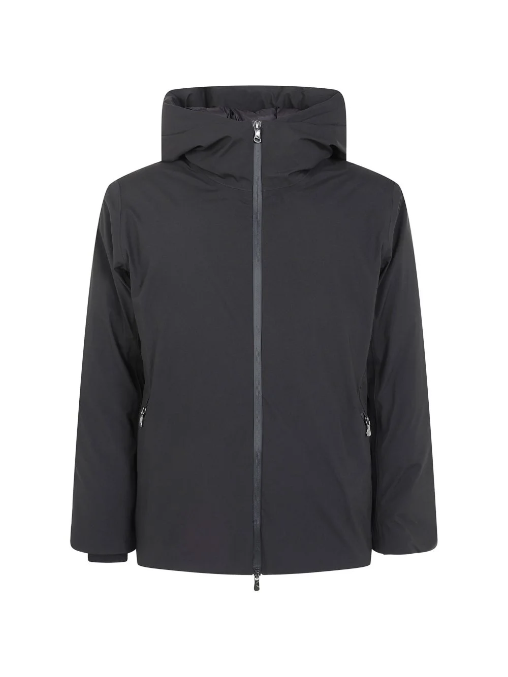 hooded zip-up jacket - 1